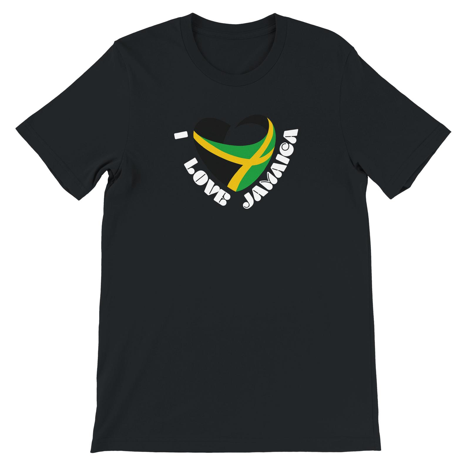 I Love Jamaica Tee — Black